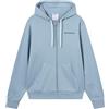 Champion Legacy Men's Graphic - Felpa con Cappuccio e Zip Intera, XXL, Colore: Azzurro, Azzurro, XXL