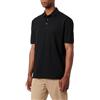 Armani Exchange Polo da Uomo in Cotone Jacquard con Logo AX Stacked, Nero, M