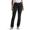 Lee Jeans da Donna Relaxed Fit Straight Leg, Nero onice, 44 IT Breve