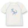Playshoes Dino, Maglietta Rash Guard Kinder Unisex, Ecru Kurz Dino,