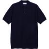 Diana Studio - Polo in 100% Lyocell Naturale, Uomo, Maniche Corte, Casul Fit, Fatto in Italia