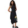 Desigual Abito Senza Maniche della Collezione Donna, Nero, XS
