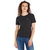 Tommy Jeans Tjw Regular Jersey C Neck Dw0Dw09198, Top in Maglia a Maniche Corte, Donna, Nero (Black), S