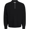 JACK & JONES Polo JCORYKER Knit LS, Nero, M