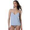 Lovable Canottiera in 100% Cotone | Spalline Sottili con Scollo a V | Top Femminile Morbido e Traspirante per Uso Quotidiano | Maglieria Donna, Azzurro, M