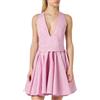 Pinko Casalfermo Abito Taffeta, Vestito da Sera Donna, N98_Fumo Orchidea, 38