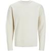 JACK & JONES Jprccspring Perfect Knit Crew Neck Maglione Lavorato a Maglia, Latte di Mandorla, S Uomo
