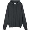Diana Studio - Felpa con Cappuccio in Misto Lana, Maglia Unita Sportiva, Maniche Lunghe, Casual Fit