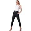 Trendyol Black Cigarette Pants Boxer Bambino, 34 da Donna