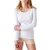 Damart Tee Shirt Manches Longues Fines Cotes - 54115 Intimo Donna