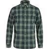 Fjällräven Fjallraven 87208-555-614 Övik Travel Shirt LS M Camicia Uomo Dark Navy-Patina Green Taglia M