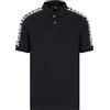 Armani Exchange Polo da Uomo a Maniche Corte con Logo Jacquard, Navy Scuro, XS