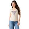 GUESS SS CN Zebra Triangle Tee