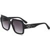 KARL LAGERFELD Women's Sunglasses KL6104SR - Black with Grey Gradient Lens