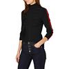Morgan Pull col Roulé Bande Couleur Manche Mentoi Pullover Sweater Donna (Pacco da 1)
