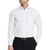 Van Heusen - Maglia a Maniche Corte da Uomo, vestibilità Regolare, Colletto Stretch Bianco 44 cm Collo 81/84 cm Manica (XL)