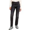 G-STAR Ace 2.0 Slim Straight Jeans, Jeans Donna, Nero (Worn In Asteroid Grey D23638-d535-g916), 27W / 32L
