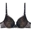 Triumph Donna Bright Spotlight Whu, Bra, Black, 3D
