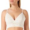 sloggi ZERO Lace 2.0 Longline Bra, Reggiseno, Donna, Marrone (Fresh Powder), L