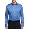 Van Heusen Dress Shirt Regular Fit Flex Collar Stretch Solid Camicia da Smoking, Blu Polveroso, 44 cm Hals 91 cm-94 cm Ärmel Uomo