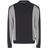 Armani Exchange Two-Tone Color Contrast Long Sleeve Round Collar Maglione Uomo