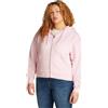 Tommy Hilfiger Donna Felpa con Cappuccio e Cerniera Script Zip in Cotone, Rosa (Light Pink), 54