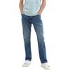 TOM TAILOR 1042341 Marvin Straight Jeans, 10113-Clean Mid Stone Blue Denim, 34W x 36L Uomo