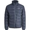 JACK & JONES Quilted Puffer Jcofusion Heat-Tampone Trapuntato Jack SMU, Blazer Blu Marine, L Uomo
