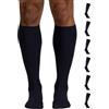 POMPEA 6 Paia Calze Uomo Lunghe Funzionali, Calzini Uomo con Cuscinetti Immagliati ed Effetto Grip, Resistenti e Comodi