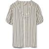 VERO MODA Vmbaya Wvn Btq Ga - Maglietta S/S con Scollo a V, Betulla, M