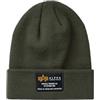 Alpha Industries Unisex Crew Beanie Dark Green One Size