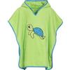 Playshoes Poncho in spugna per bambini, Asciugamano da accappatoio Unisex - Bambini e ragazzi, tartaruga, L (ab ca. 4 Jahre)