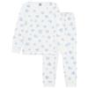 Petit Bateau Pigiama Bambino in Pile Stampato Cuori, Marshmallow/Multico, 2 Anni