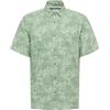 MUSTANG Camicia Manica Corta Uomo, Distorted Palm Green 12729, XXL
