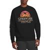 Stranger Things Sunset Logo Felpa Unisex, Nero, XL
