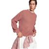 Trendyol Man Oversize Basic Crew Neck Knitwear Sweater, Maglione Uomo, Dried Rose,