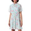 ONLY ONLAIDA Elisa SS Dress Life Wvn, Silt Green/AOP: Flower Big, M