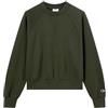 Champion Legacy Women Felpa con, Verde, M Donna