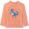 Playshoes Dino, Maglietta Rash Guard Kinder Unisex, Ocker Lang Dino,