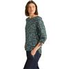 Cecil B345552 Camicetta Stampata, Ardesia Kaki, XS Donna
