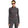 G-STAR Donna Seamless Zip Top, Grigio (grey asphalt D26341-D989-G277), XL