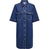 Only Abito in Jeans Femminile ONLBELLE Abito Corto, Blu Jeans Scuro, S