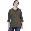 gs1 Data Protected Company 4069788000004 Ulla Popken - Maglietta da Donna, Verde, 62-64
