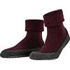 FALKE Cosyshoe M Hp lana con suola in gomma 1 paio, Calze da casa Unisex Adulto, Rosso Barolo 8596, 39-40