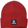 Timberland Cappello Corto da Uomo con Etichetta Tessuta Cappello Freddo, Barbados Cherry, Taglia Unica