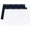 Emporio Armani Boxer da Uomo in Viscosa Ecologica, Confezione da 2, Blu, L, Blu, L