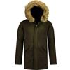 Geographical Norway Bagway Men, Parka da uomo Uomo, Kaki,