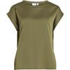 Vila Viellette da Donna S/S Satin Top Noos, Verde Pastello, 40