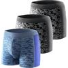 CARER Healthcare Incontinence Pregnancy Carer Confezione di 3 Boxer per Incontinenza Maschile, Traspiranti e alla Moda con 80 ml Assorbente per Perdite di Urina Lieve Incontinenza Nero e Blu Taglia 3XL