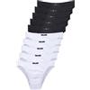 H.I.S Slip Basic da Uomo (Confezione da 10), Nero, Bianco, XXL